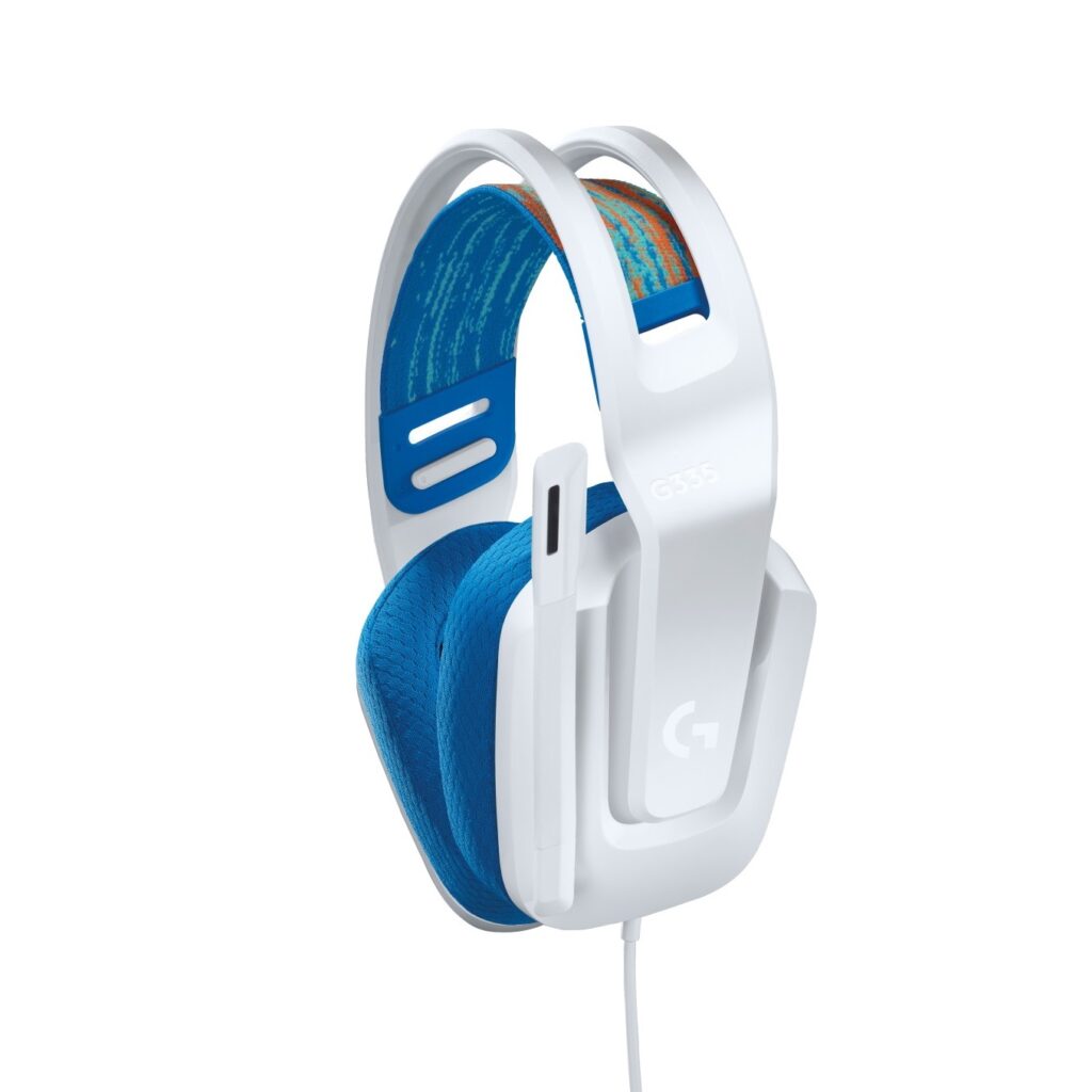 Słuchawki przewodowe Logitech G335 Biały-2