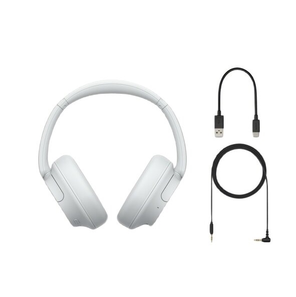 Słuchawki SONY WHCH720N białe-4