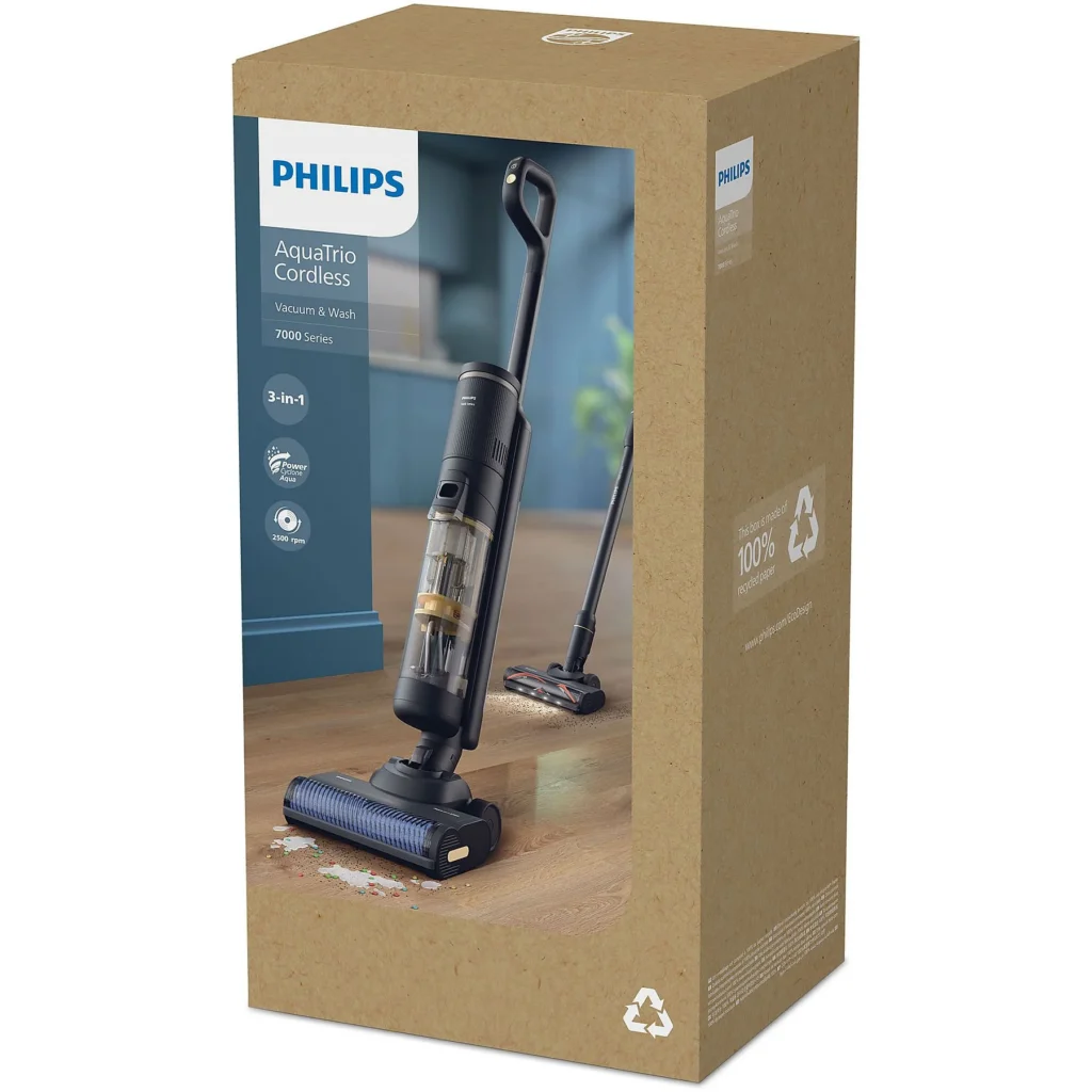 Odkurzacz bezprzewodowy PHILIPS AquaTrio XW7264/11 z funkcją aktywnego mycia-4