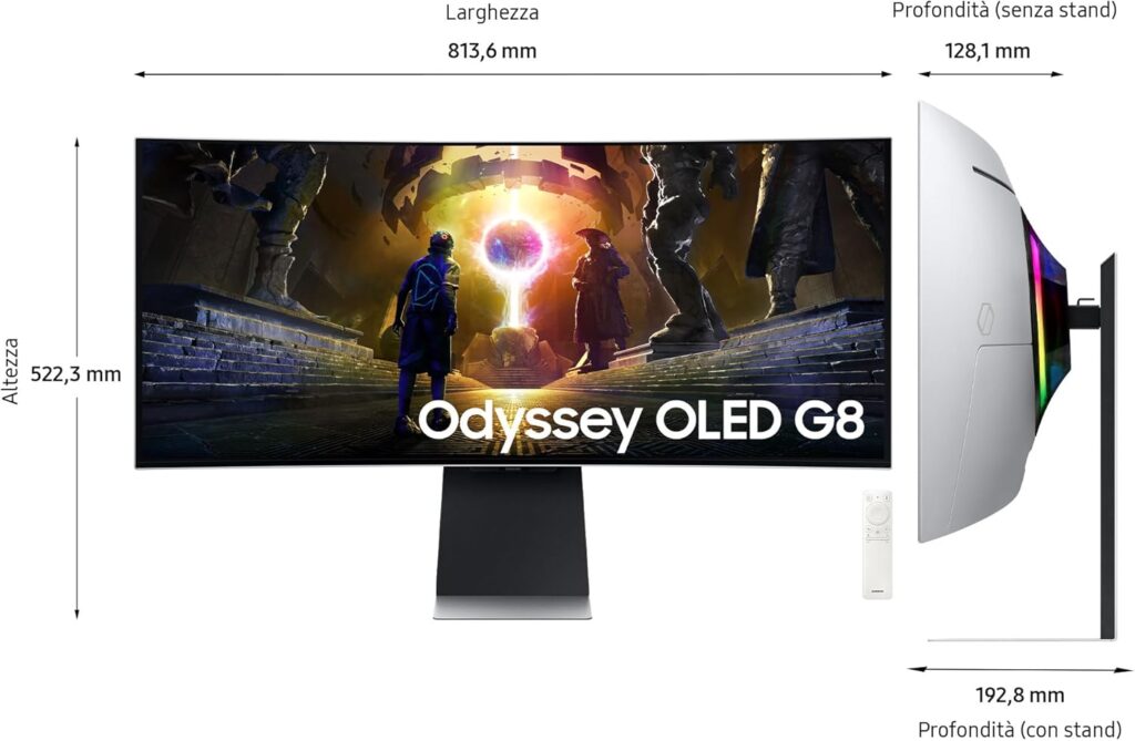 Monitor Samsung Odyssey S34DG850SU OLED G8-1