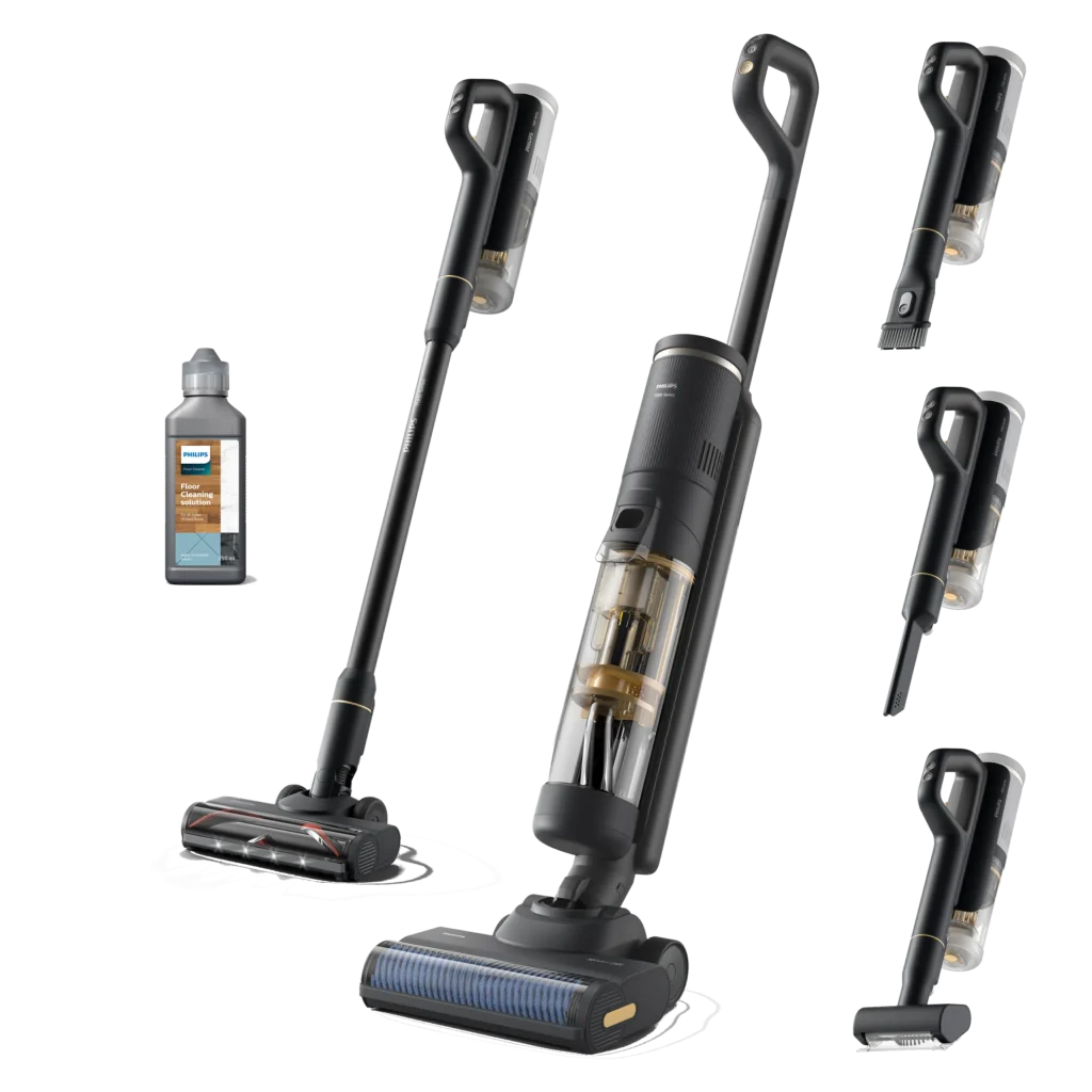 Odkurzacz bezprzewodowy PHILIPS AquaTrio XW7264/11 z funkcją aktywnego mycia-3