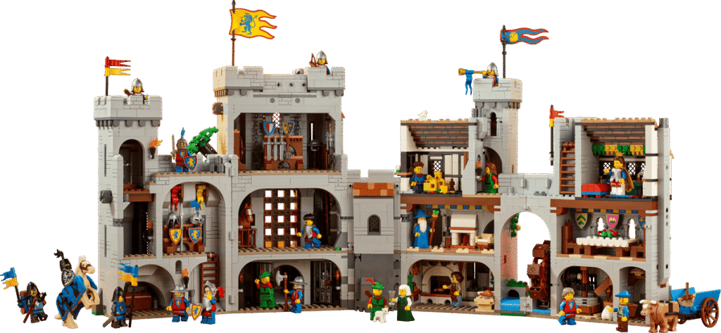 LEGO Icons 10305 Zamek rycerzy herbu Lew-3