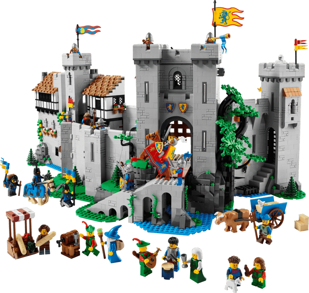 LEGO Icons 10305 Zamek rycerzy herbu Lew-1