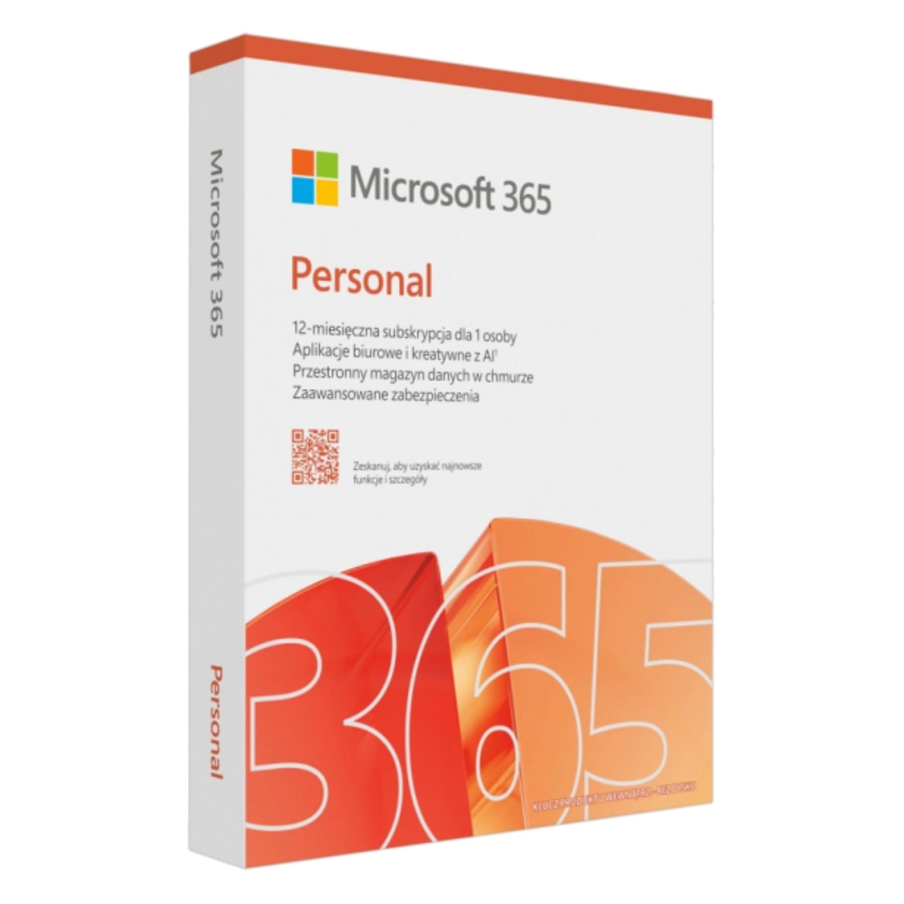 Pakiet Microsoft 365 Personal McAfee 1os 1rok-main