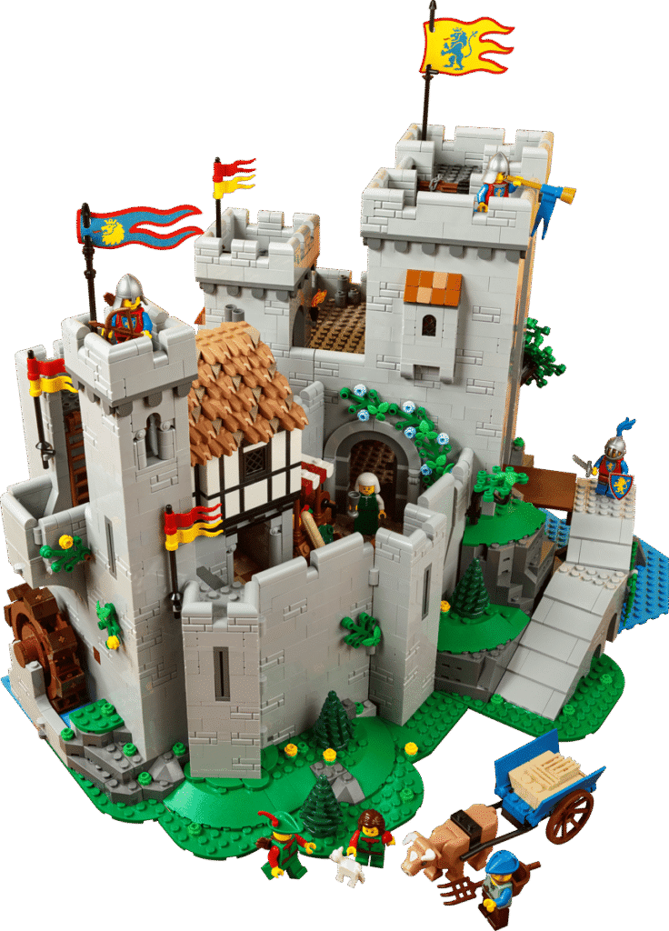 LEGO Icons 10305 Zamek rycerzy herbu Lew-2